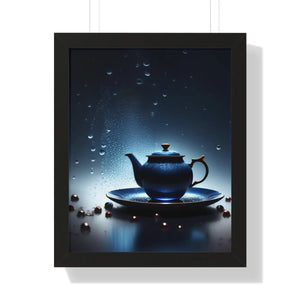Cinematic Framed Vertical Poster - Teapot Art - Dipaliz - Posters Prints & Visual Artwork