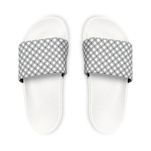 White Checkered Pattern Sandals - Summer Style - Dipaliz