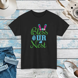 Deluxe t Shirt Bless our Nest Easter Unisex Cotton Tee Dipaliz - Black / s - T-shirts