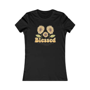 Floral Blessed Tee - Women’s Favorite Cotton - Dipaliz - T-shirts