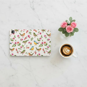 Dipaliz Blossoms Tablet Case Floral Watercolor Folio - Mobile Phone Cases