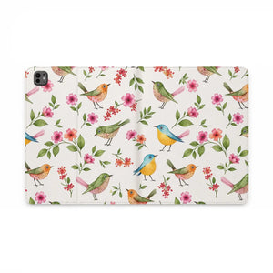 Dipaliz Blossoms Tablet Case Floral Watercolor Folio - Mobile Phone Cases