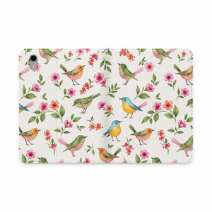 Dipaliz Blossoms Tablet Case Floral Watercolor Folio - Mobile Phone Cases