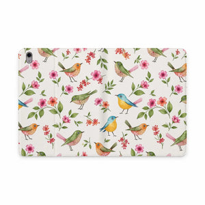 Dipaliz Blossoms Tablet Case Floral Watercolor Folio - Mobile Phone Cases