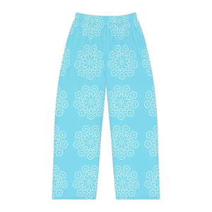 Blue Abstract Pattern Women’s Pajama Pants (aop) - Pajamas