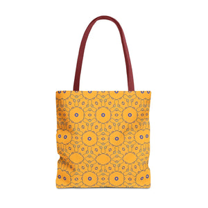 Blue Abstract Pattern Tote Bag - Eco-friendly Gift - Dipaliz - Handbags