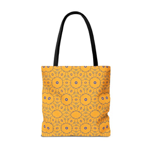 Blue Abstract Pattern Tote Bag - Eco-friendly Gift - Dipaliz - Handbags