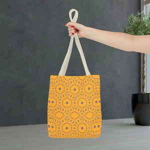 Blue Abstract Pattern Tote Bag - Eco-friendly Gift - Dipaliz - Handbags