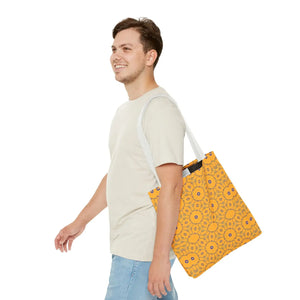 Blue Abstract Pattern Tote Bag - Eco-friendly Gift - Dipaliz - Handbags