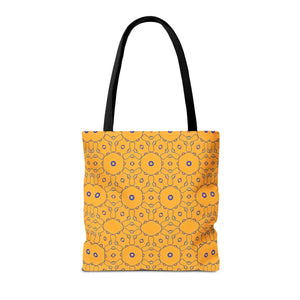 Blue Abstract Pattern Tote Bag - Eco-friendly Gift - Dipaliz - Handbags