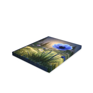 Chic Blue Anemone Flower Greeting Cards - Blank Card - Dipaliz