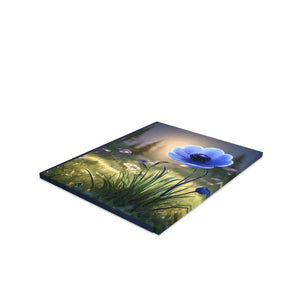 Chic Blue Anemone Flower Greeting Cards - Blank Card - Dipaliz