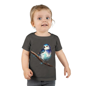 Soft Toddler t Shirt - Blue Bird Cotton Design - Dipaliz - Baby & Clothing