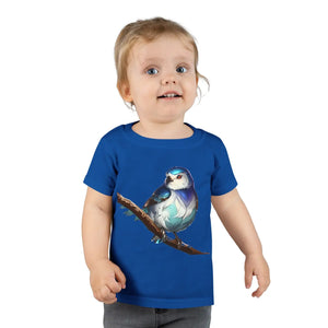 Soft Toddler t Shirt - Blue Bird Cotton Design - Dipaliz - Baby & Clothing