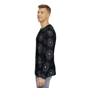 Bold Long Sleeve Aop Shirt - Chic Brushed Polyester - Dipaliz - T-shirts