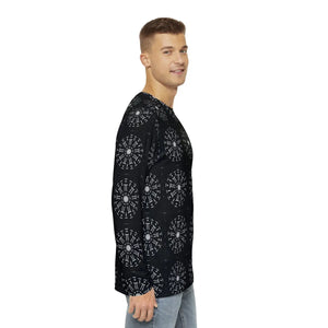 Bold Long Sleeve Aop Shirt - Chic Brushed Polyester - Dipaliz - T-shirts