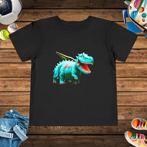 Teal Blue Dinosaur Toddler t Shirt - Classic Fit - Dipaliz - Baby & Clothing