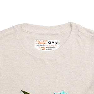 Teal Blue Dinosaur Toddler t Shirt - Classic Fit - Dipaliz - Baby & Clothing