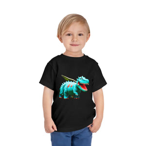 Teal Blue Dinosaur Toddler t Shirt - Classic Fit - Dipaliz - Baby & Clothing