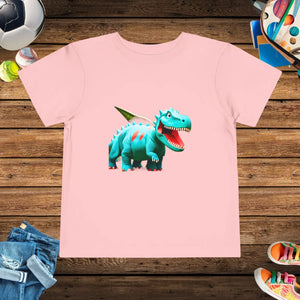 Teal Blue Dinosaur Toddler t Shirt - Classic Fit - Dipaliz - Baby & Clothing