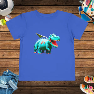 Teal Blue Dinosaur Toddler t Shirt - Classic Fit - Dipaliz - Baby & Clothing