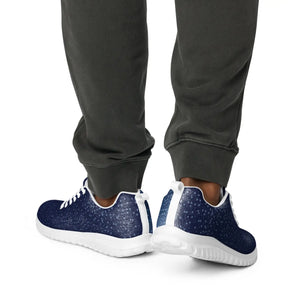 Dynamic Athletic Shoes - Dots on Blue Flyknit - Dipaliz - Sneakers