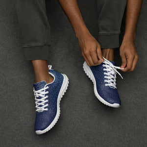 Dynamic Athletic Shoes - Dots on Blue Flyknit - Dipaliz - Sneakers