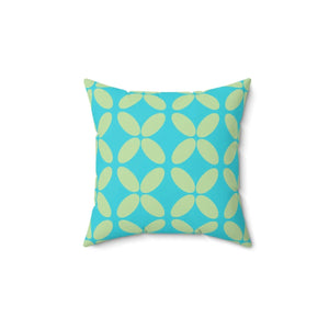 Green Abstract Pattern – Spun Polyester Square - Dipaliz - Throw Pillows
