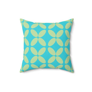 Green Abstract Pattern – Spun Polyester Square - Dipaliz - Throw Pillows