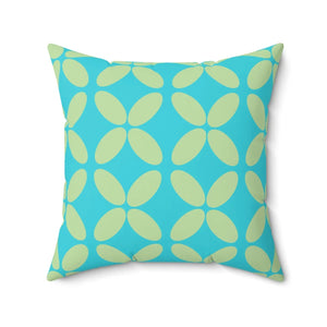 Green Abstract Pattern – Spun Polyester Square - Dipaliz - Throw Pillows