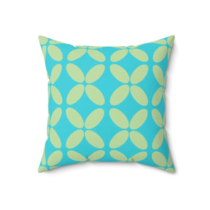 Green Abstract Pattern – Spun Polyester Square - Dipaliz - Throw Pillows