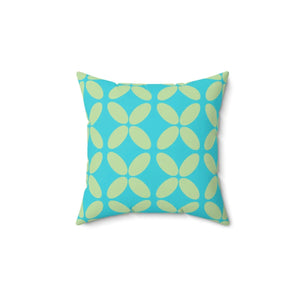 Green Abstract Pattern – Spun Polyester Square - Dipaliz - Throw Pillows