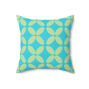 Green Abstract Pattern – Spun Polyester Square - Dipaliz - Throw Pillows