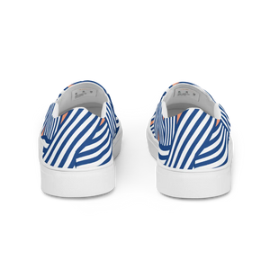 Urban Canvas Shoes - Orange Abstract Pattern - Dipaliz - Sneakers