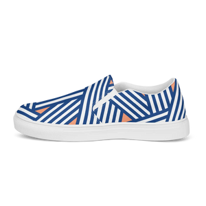 Urban Canvas Shoes - Orange Abstract Pattern - Dipaliz - Sneakers