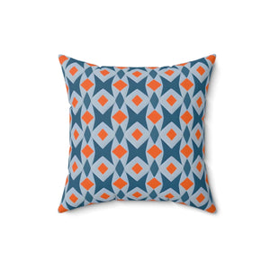 Orange Seamless Pattern – Spun Polyester Square - Dipaliz - Throw Pillows
