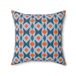 Orange Seamless Pattern – Spun Polyester Square - Dipaliz - Throw Pillows