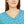 Sky Blue Hexagon Pattern Women’s Long Sleeve V-neck Shirt (aop) - T-shirts