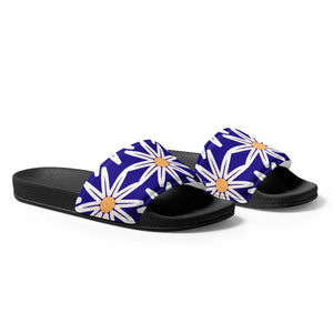 Blue Pattern Sandal Slides - Summer Women’s - Dipaliz - Sandals