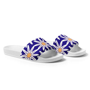 Blue Pattern Sandal Slides - Summer Women’s - Dipaliz - Sandals