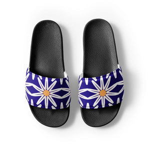 Blue Pattern Sandal Slides - Summer Women’s - Dipaliz - Sandals