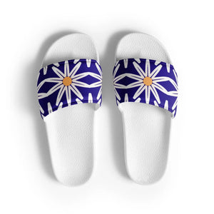 Blue Pattern Sandal Slides - Summer Women’s - Dipaliz - Sandals
