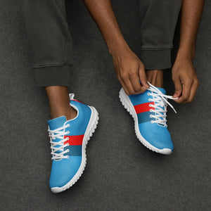 Lightweight Men’s Athletic Shoes - Red Stripe Gym - Dipaliz - Sneakers