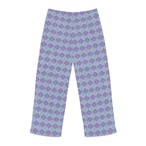 Periwinkle & Lavender Men’s Pajama Pants (aop) - Pajamas