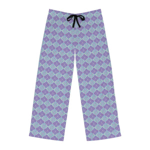 Periwinkle & Lavender Men’s Pajama Pants (aop) - Pajamas