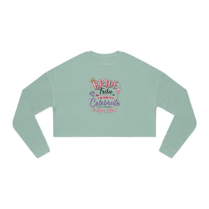 Dipaliz Bride Tribe Cropped Sweatshirt - Bachelorette Party - Sweatshirts