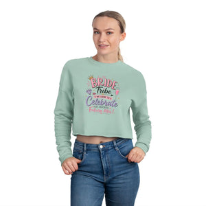 Dipaliz Bride Tribe Cropped Sweatshirt - Bachelorette Party - Sweatshirts