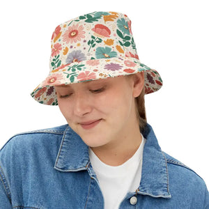 Bucket Hat - Bold Statement Polyester Style - Dipaliz - Small / White Stitching - Hats