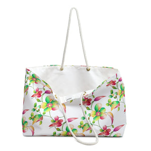 Oversized Polyester Weekender Bag - Breezy Coastal Escape Tote - Dipaliz - 24’’ × 13’’ - Bags