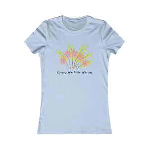 Women’s Favorite Tee - Bunch of Flowers Design - Dipaliz - s / Baby Blue - T-shirts